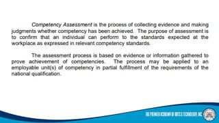 Competency Based Training Explained for TIP | PPTX