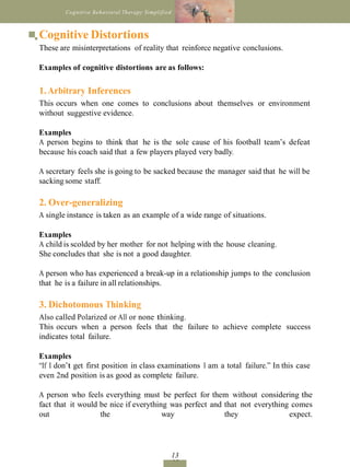 Cognitive Behavioral Therapy Simplified | PDF
