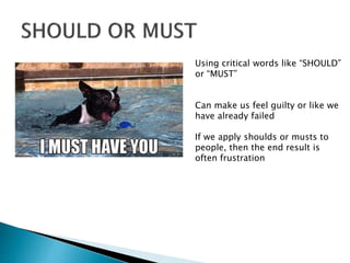 Should Statements Very Basic Cognitive distortions | PPTX