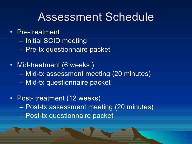 scid assessment scid assessment