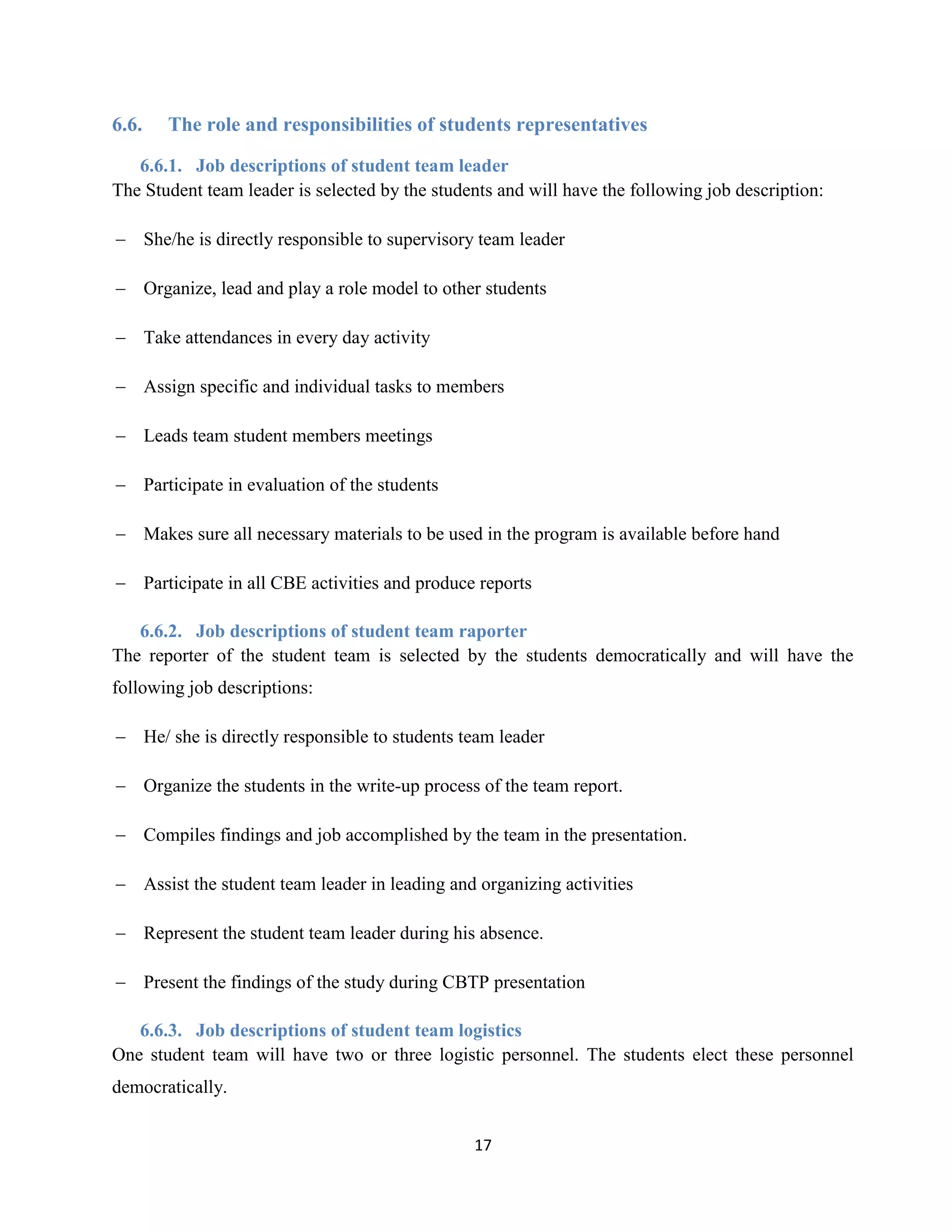 Community Based Training Program (CBTP) manual of College of Health ...