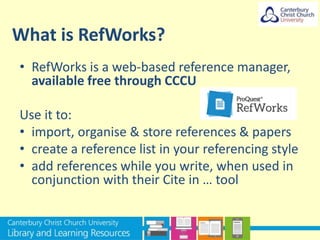 Reference management - June 2019 | PPTX