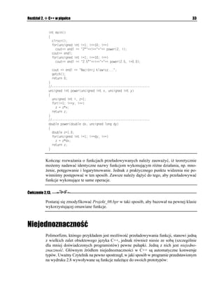 26                                                                        C++Builder 6. Ćwiczenia


             IGVEJCT

             TGVWTP
            _
            
            XQKF 5VWFGPV(KPCNKCELC

            ]
             FGNGVG=? 0CYKUMQ
             EQWV  YQNPKQPQ RCOKúè 
             EQWV  GPFN  0CEK PKL 'PVGT  GPFN
             TGVWTP
            _
            
            XQKF 5VWFGPV,CMK5VWFGPV
EJCT  