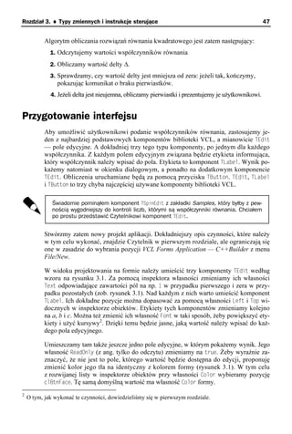 C++Builder i Turbo C++. Podstawy | PDF
