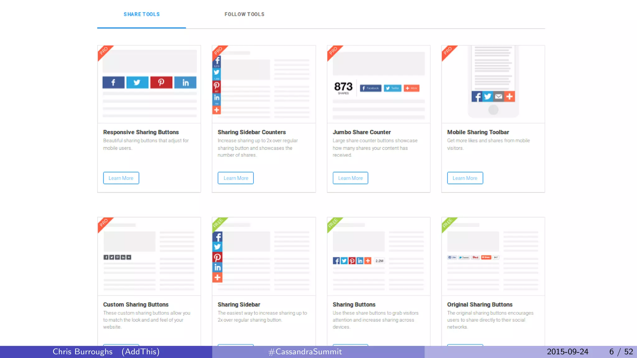 Chris Burroughs (AddThis) #CassandraSummit 2015-09-24 6 / 52
 