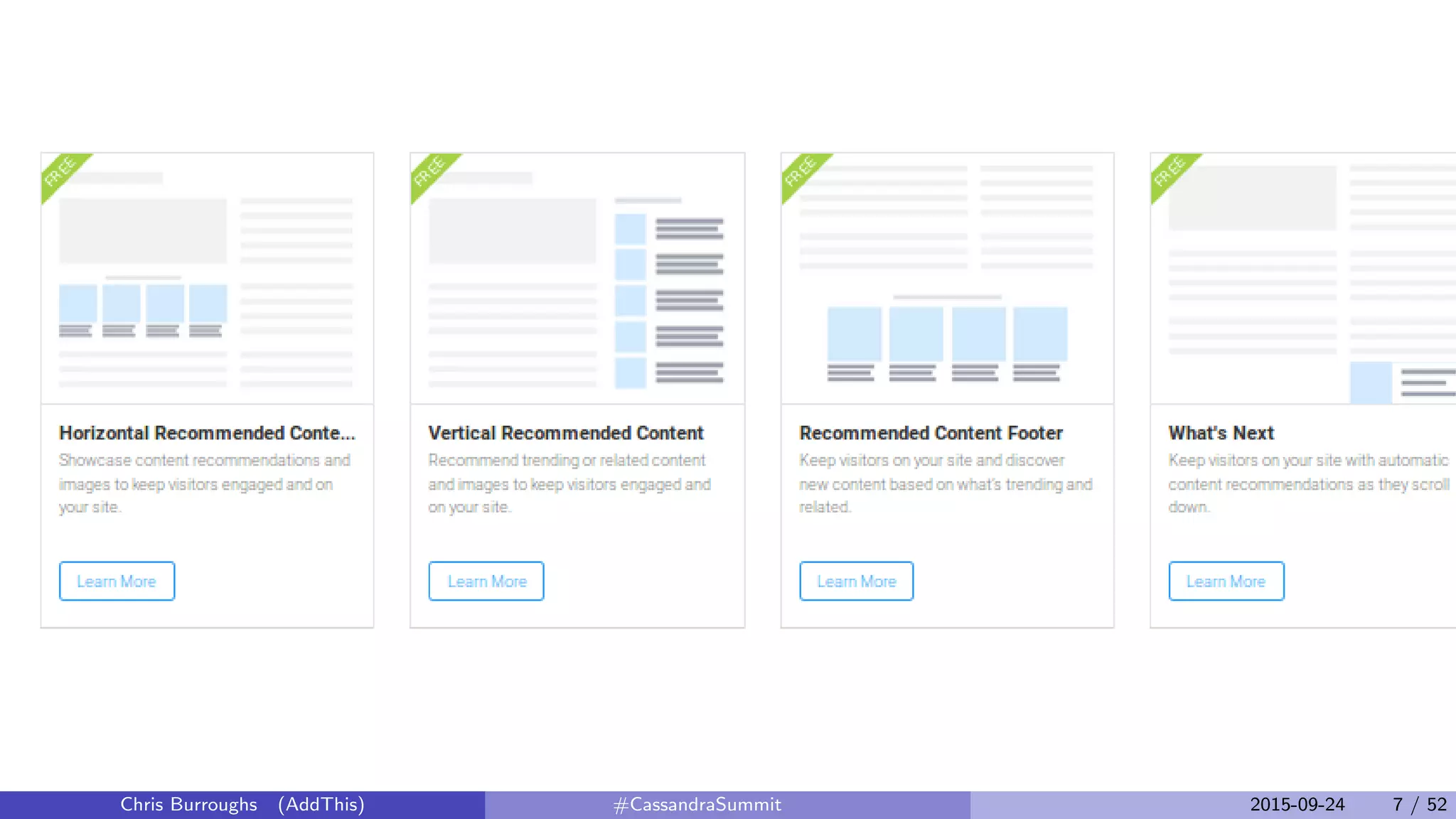 Chris Burroughs (AddThis) #CassandraSummit 2015-09-24 7 / 52
 