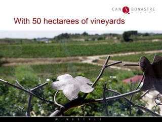 With 50 hectarees of vineyards 