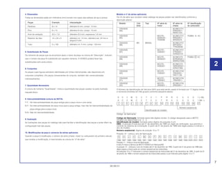 2
7
30.09.01
2
4. Dimensões
Todas as dimensões estão em milímetros (mm) exceto nos casos das esferas de aço e pneus.
5. Substituição de Peças
Os números de peças que se encontram após o nome da peça na coluna de “Descrição”, indicam
que o número da peça foi substituído por aqueles números. A HONDA poderá fazer tais
substituições sem aviso prévio.
6. Conjuntos
As peças cujas figuras estiverem delimitadas por linhas interrompidas, são disponíveis em
conjuntos completos. (As peças componentes do conjunto, também são comercializadas
individualmente).
7. Quantidade Necessária
A coluna de números “Quantidade”, indica a quantidade das peças usadas na parte ilustrada
naquele bloco.
8. Intercambiabilidade (coluna de NOTA)
Y-Y: Há intercambiabilidade de peça antiga para a peça nova e vice-versa.
N-Y: Há intercambiabilidade de peça nova para a peça antiga, mas não há intercambiabilidade de
peça antiga para a peça nova.
N-N: Não há intercambiabilidade.
9. Ilustração
As ilustrações das peças do catálogo são para facilitar a identificação das peças e pode diferir da
configuração real das peças.
10. Modificações da peça e números de séries aplicáveis
Quando a peça é modificada, o número de série (chassi, motor ou carburador) do primeiro veículo
que recebe a modificação, é mencionada na coluna de “nº de série”.
Modelo e nº de séries aplicáveis
Os nºs de série que constam neste catálogo de peças podem ser identificados conforme a
descrição abaixo:
O Número de Identificação de Veículos (NIV) que está sendo usado é formado por 17 dígitos (letras
e números) divididos em três grupos conforme esquema abaixo:
9 C 2 M C 2 7 0 1 P R R 0 0 0 0 1 (~95)
9 C 2 M C 2 7 0 V T R 0 0 0 0 0 1 (96 ~)
1 2 3 4 5 6 7 8 9 10 11 12 13 14 15 16 17
Número seqüencial
Identificação do modelo
Código do fabricante
Código do fabricante: formado pelos três dígitos iniciais. O código designado para a MOTO
HONDA DA AMAZÔNIA é 9 C 2
Identificação do modelo: formado pelos dígitos de posições 4 a 8.
OBS.: A posição 9 indicava até 31 de dezembro de 1995 um dígito de verificação, que permitia o
controle do sistema de numeração. A partir de 01 de janeiro de 1996 este dígito passou a indicar o
ano do modelo.
Número seqüencial: dígitos de posição 10 a 17.
Posição 10 – indica o ano de fabricação.
G H J K L M N P R S T V W X Y 1 2
1986 1987 1988 1989 1990 1991 1992 1993 1994 1995 1996 1997 1998 1999 2000 2001 2002
Posição 11 – Indica o local de fabricação.
A letra R indica a fábrica da MOTO HONDA em Manaus/AM.
A posição 12 – indicava o ano do modelo até 31 de dezembro de 1995. A partir de 01 de janeiro de 1996 este
dígito passou a fazer parte do número seqüencial da motocicleta.
As posições 13 a 17 indicavam o número seqüencial da motocicleta até 31 de dezembro de 1995. A partir de 01
de janeiro de 1996 o número seqüencial da motocicleta passou a ser indicado pelos dígitos 12 a 17.
Modelo Cód. Tipo Nº série do Nº série do Nº identificação
área motor chassi do carburador
CBX200S 9C2MC2701
(94) PRR00001~
RRR01434
CBX200S MC27E– 9C2MC2701 PD9BA A KC
(95) 0000020~ RRS00001~
T009266 SRS05616
CBX200S BR BRASIL 9C2MC2701
(96) SRT00001~
TTR009266
CBX200S MC27E– 9C2MC2701
(97) V000001 VTR00001~
VVR032104
CBX200S MC27E– 9C2MC270 PD9BA C KC
(98) W000001 WVR000001~
WWR027689
CBX200S MC27E– 9C2MC270
(99) X000001 XWR000007~
0XR027985
CBX200S MC27E– 9C2MC2700
(00) Y000001 YR000001~
YR011139
CBX200S MC27E– 9C2MC2700
(01) 1R00001 1R000001~
CBX200S MC27E– 9C2MC2700
(02) 2R00001 ~ 2R000001~
Peças Exemplo Interpretação
Parafuso 6 x 12 diâmetro 6 mm, compr. 12 mm
Pino 8 x 14 diâmetro 8 mm, compr. 14 mm
Anel de vedação 9,5 x 1,6 diâmetro 9,5 mm, espessura 1,6 mm
Retentor de óleo 14 x 24 x 5 diâmetro int. 14 mm, diâmetro ext. 24 mm e
largura 5 mm
Tubo 5 x 130 diâmetro int. 5 mm, compr. 130 mm
 