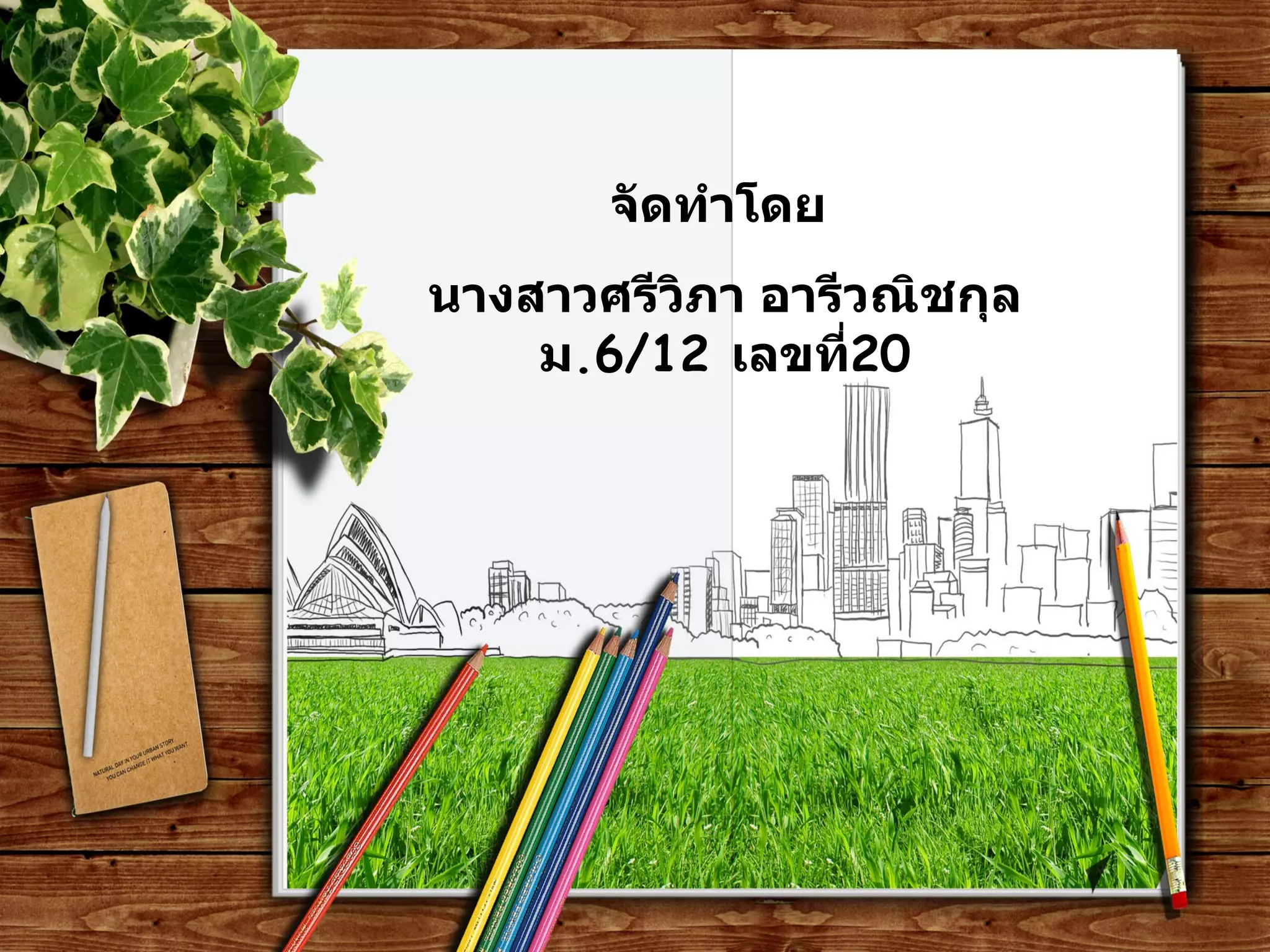 จัดทำโดย  นางสาวศรีวิภา อารีวณิชกุล ม .6/12  เลขที่ 20 