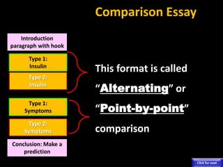 Comparison / Contrast | PPTX