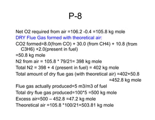 Combustion Calculations | PDF