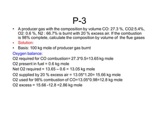 Combustion Calculations | PDF