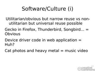 Like “free software” or “open source” for content/media But with more restrictive options 