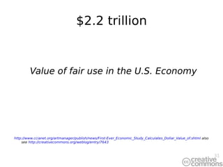 Sofware/Culture (vi) Commercial anticommons When distributed maintenance is important, NC is unusable for business (one explanation of why free software ≅ open source) 