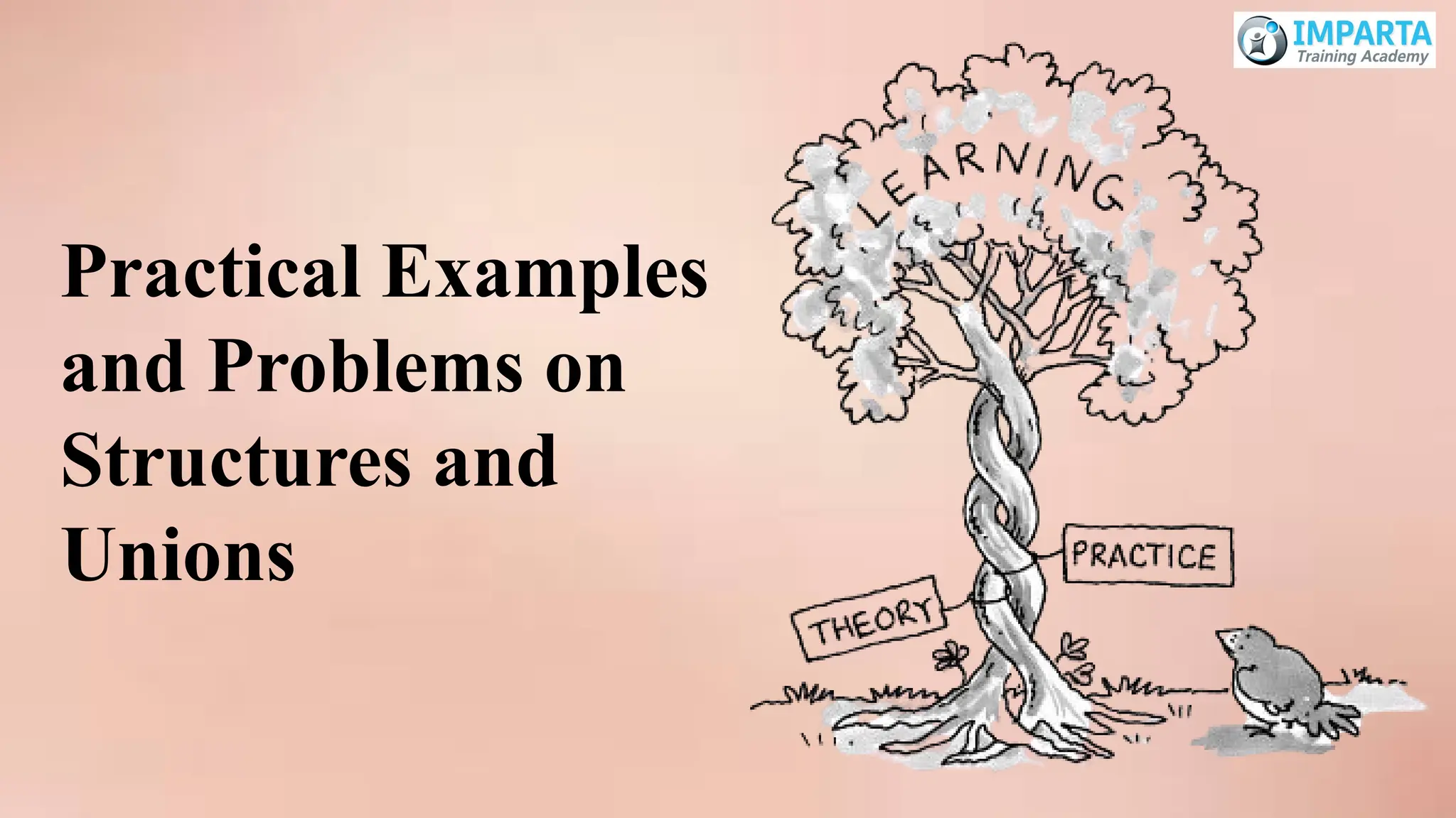 Practical Examples
and Problems on
Structures and
Unions
 