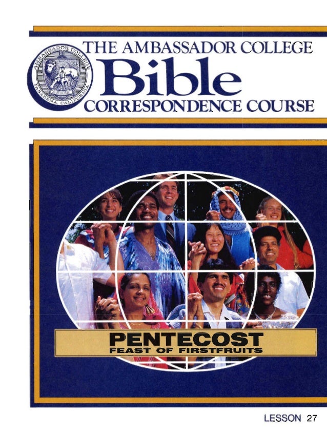 Bible Correspondence Course 27