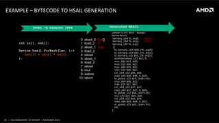 CC-4001, Aparapi and HSA: Easing the developer path to APU/GPU ...