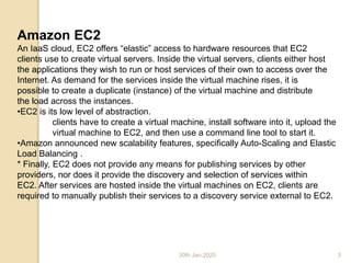 Cloud Computing Environment using Cluster as a service | PPTX