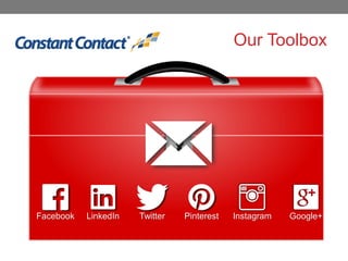 Our Toolbox

Facebook

LinkedIn

Twitter

Pinterest

Instagram

Google+

 