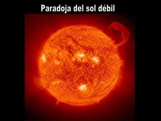 Paradoja del sol débil 