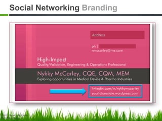 Create
Generational
Chemistry
Use
Insights
Recognize
the
Generations
Traditionals, Baby
boomers
Generation X, Millennials
Clash Points & Tips Networking, Job Search,
Family
Intergenerational Networking…Spanning Crucial Communications Across the Generations
InConclusion
©2013 Nycletha McCarley
All rights reserved.
 