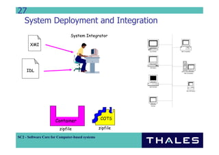 Component Based Distributed System Development