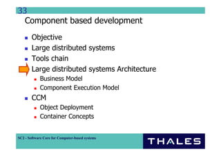 Component Based Distributed System Development