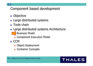 Component Based Distributed System Development