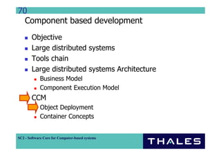 Component Based Distributed System Development