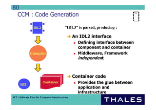 Component Based Distributed System Development