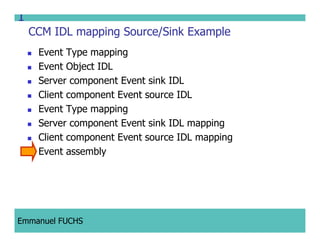 CCM IDL, CORBA Component Model IDL