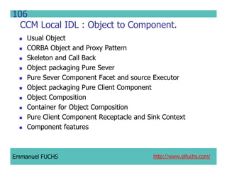 CCM IDL, CORBA Component Model IDL