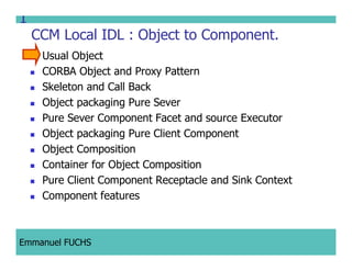 CCM IDL, CORBA Component Model IDL
