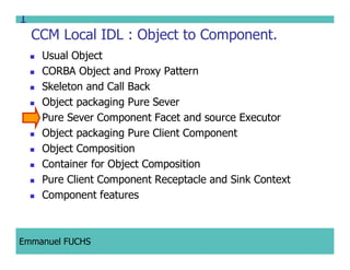 CCM IDL, CORBA Component Model IDL