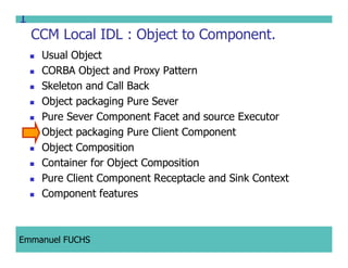 CCM IDL, CORBA Component Model IDL