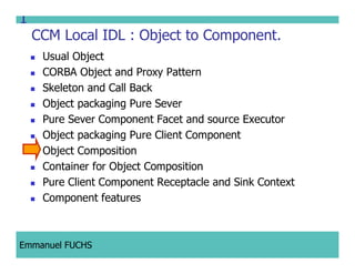 CCM IDL, CORBA Component Model IDL