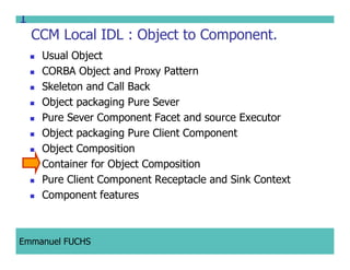 CCM IDL, CORBA Component Model IDL
