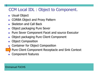 CCM IDL, CORBA Component Model IDL
