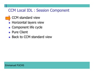 CCM IDL, CORBA Component Model IDL