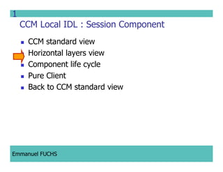 CCM IDL, CORBA Component Model IDL