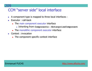 CCM IDL, CORBA Component Model IDL