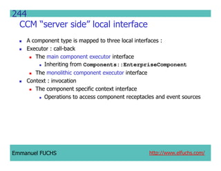 CCM IDL, CORBA Component Model IDL