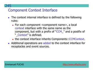 CCM IDL, CORBA Component Model IDL