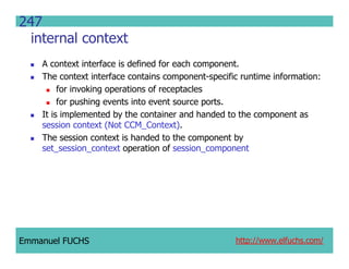 CCM IDL, CORBA Component Model IDL