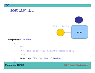 CCM IDL, CORBA Component Model IDL