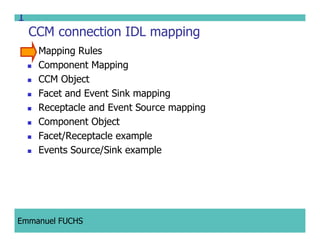 CCM IDL, CORBA Component Model IDL