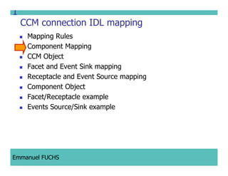 CCM IDL, CORBA Component Model IDL