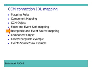 CCM IDL, CORBA Component Model IDL