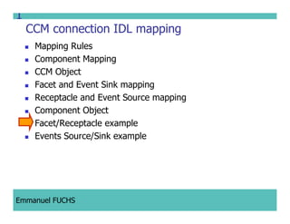 CCM IDL, CORBA Component Model IDL