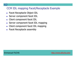 CCM IDL, CORBA Component Model IDL